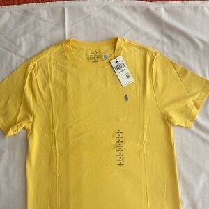 Polo by Ralph Lauren Men’s Yellow Short-Sleeve Crew T-Shirt